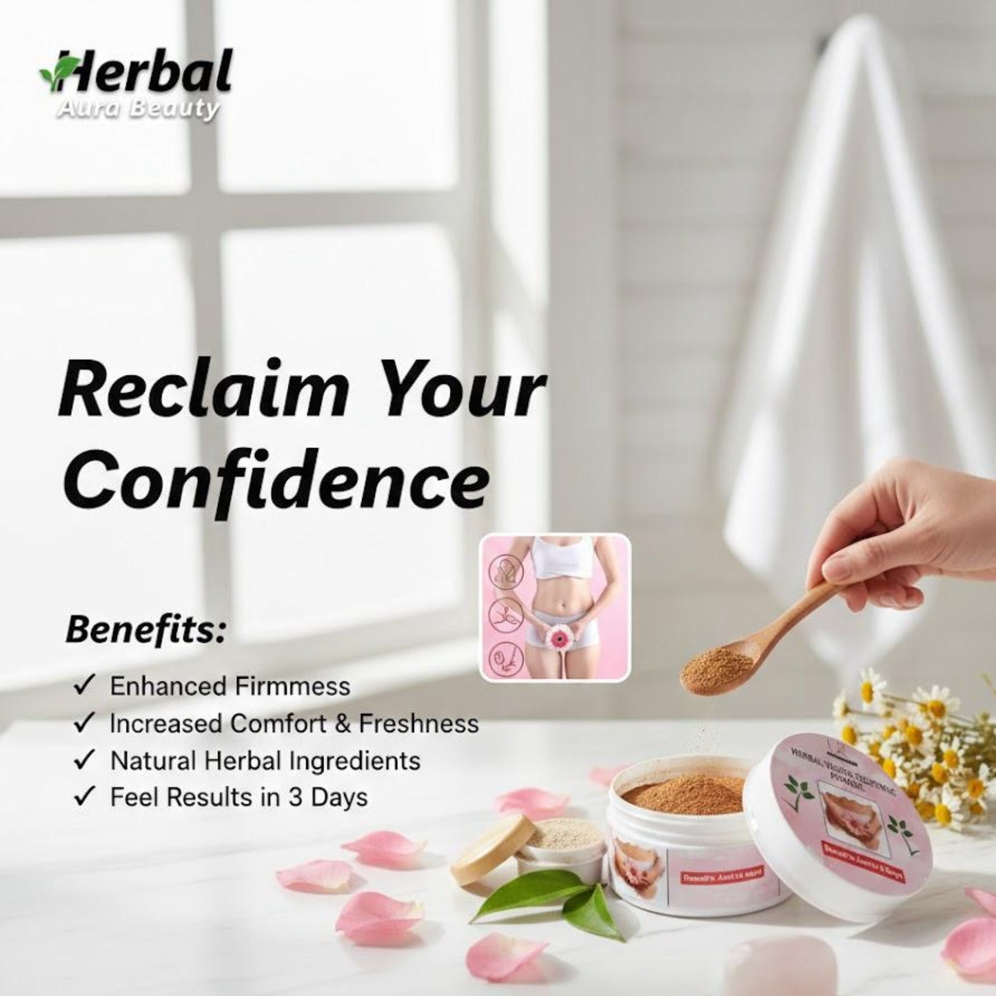 Herbal Aura Intimate Tightening Powder
