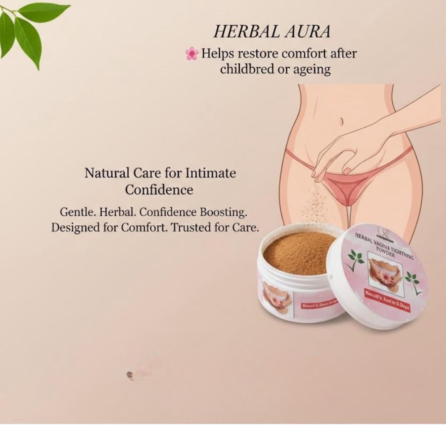 Herbal Aura Intimate Tightening Powder